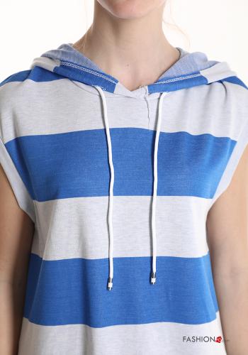Striped T-shirt with hood - ph 4