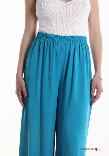 Pantalon wide leg avec élastique - ph 4