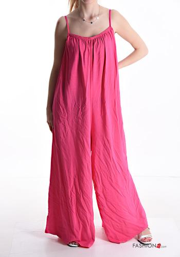 Jumpsuit senza maniche wide leg