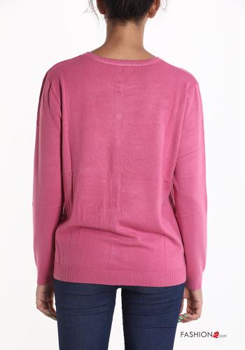 Cardigan girocollo con bottoni - ph 2