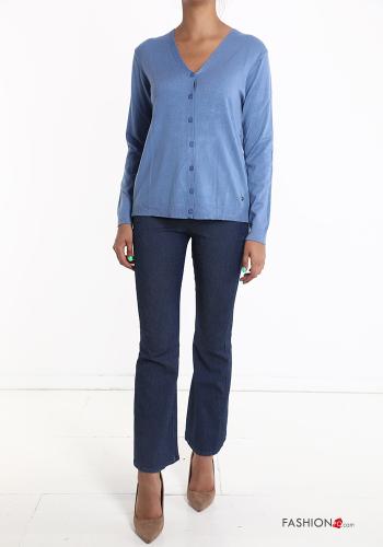 Cardigan with buttons with v-neck - ph 5