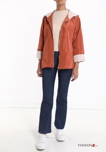 Anorak con cremallera con capucha con bolsillos - ph 6