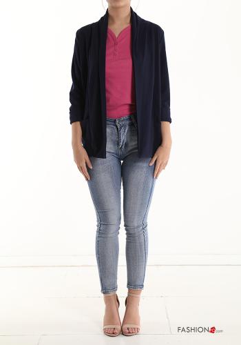 Blazer in Cotone con tasche maniche a tre quarti - ph 5