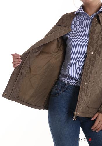 quilted Jacket with lining with zip with buttons with pockets - ph 6
