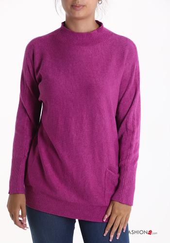 Maglione con tasche