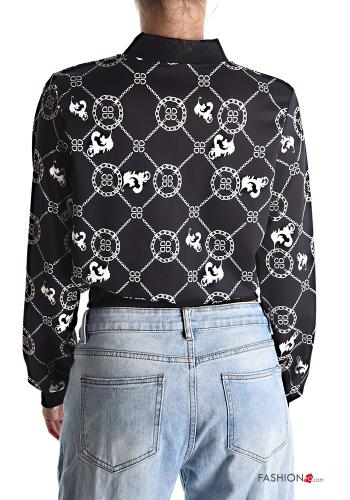 Bomber corto Fantasia geometrica con zip - ph 2