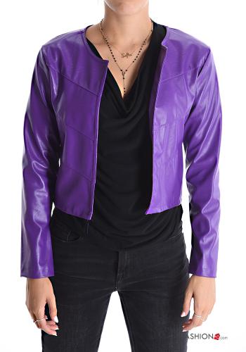 Bolerino ecopelle senza fodera