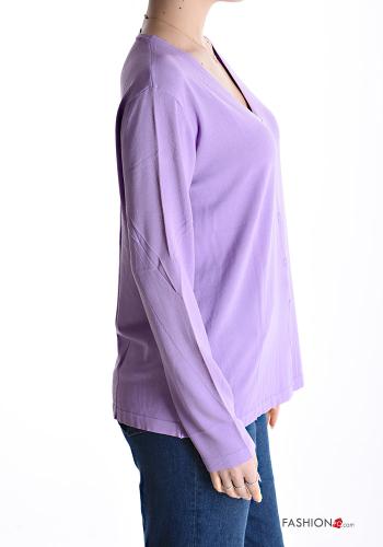 Cardigan con bottoni scollo a V - ph 3