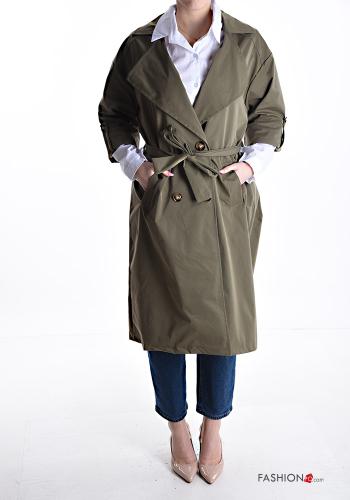 Jacket with belt with pockets with buttons - ph 1