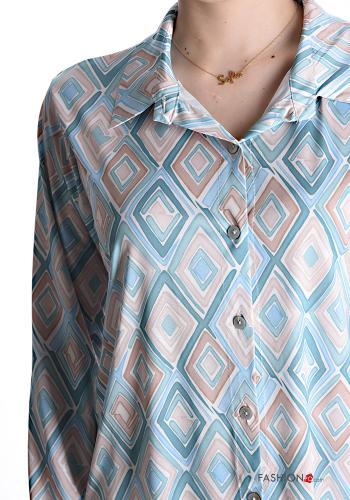 Camicia Fantasia geometrica con bottoni - ph 4