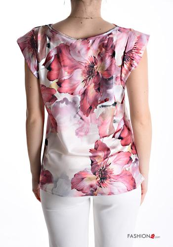 T-shirt senza maniche Fantasia floreale - ph 2