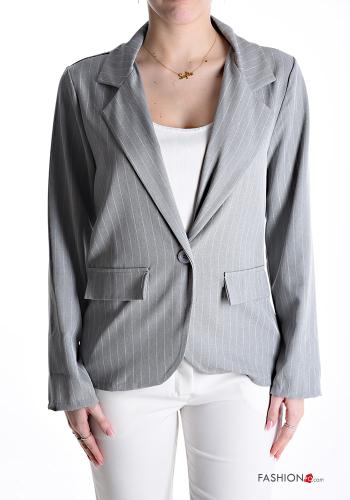 Striped Jacket with buttons - ph 1