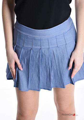 Minigonna in Cotone denim - ph 4