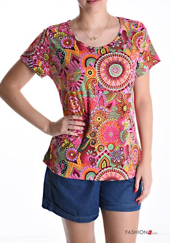 T-shirt maniche corte girocollo Fantasia mista - ph 1