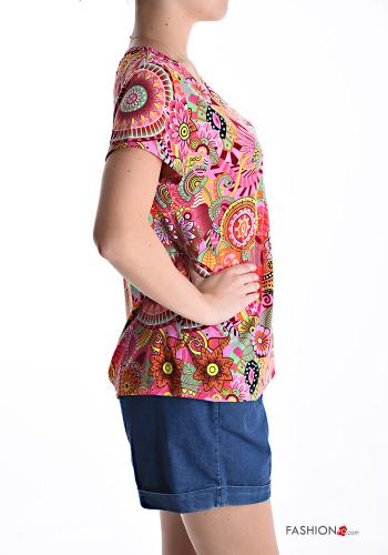 T-shirt maniche corte girocollo Fantasia mista - ph 3