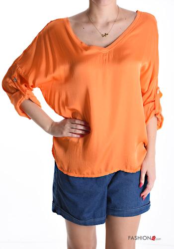 backless Long sleeved top with v-neck - ph 1