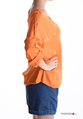 backless Long sleeved top with v-neck - ph 3