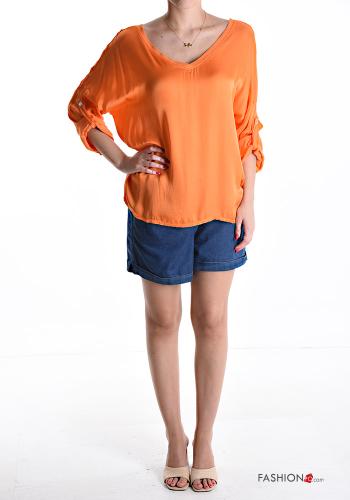 backless Long sleeved top with v-neck - ph 5
