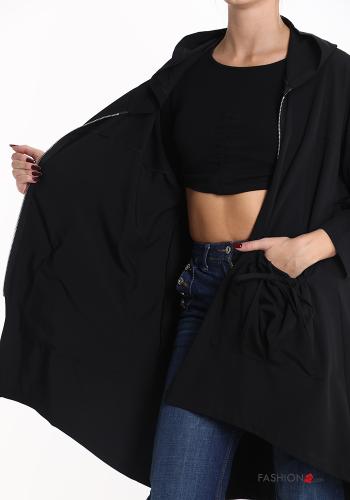 Sudadera de Algodón con cremallera con capucha con bolsillos - ph 5
