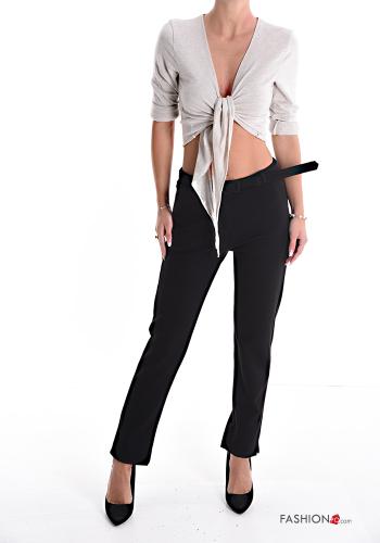 Bolero aus Wollmischung mit Schleife - ph 5