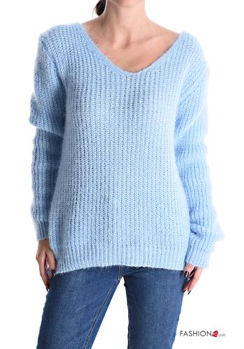 Maglione in Misto Lana scollo a V - ph 1