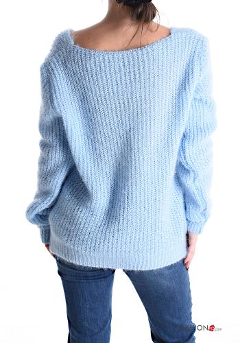 Maglione in Misto Lana scollo a V - ph 2