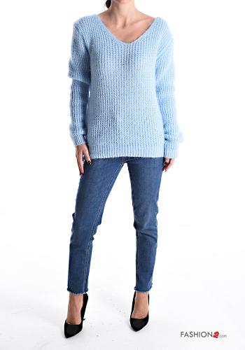 Maglione in Misto Lana scollo a V - ph 5