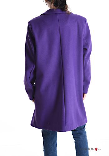 Coat with buttons with lining with pockets - ph 2