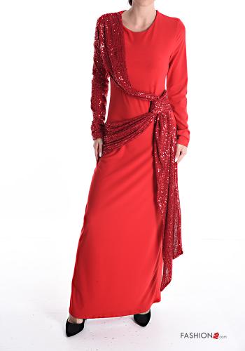 Dress with sequins