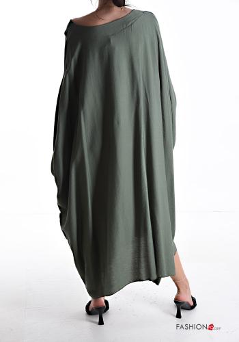 asymmetrical long maxi oversized Dress 3/4 sleeve - ph 2