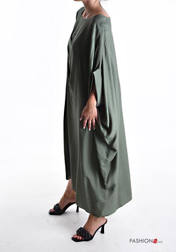 asymmetrical long maxi oversized Dress 3/4 sleeve - ph 3