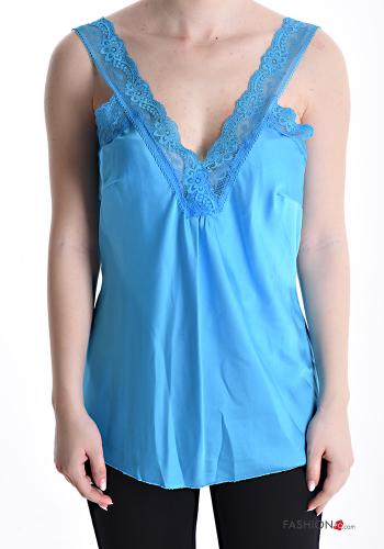 Top pizzo senza maniche scollo a V - ph 1