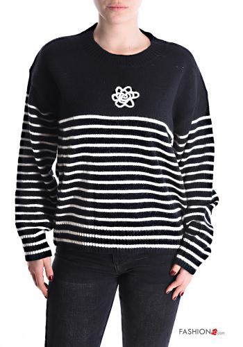 Maglione girocollo Fantasia righe - ph 1