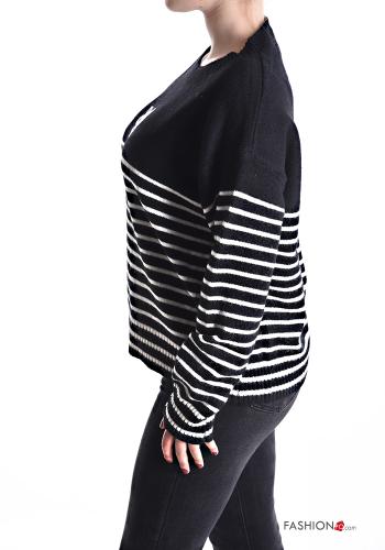 Maglione girocollo Fantasia righe - ph 3