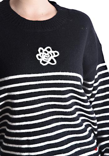 Maglione girocollo Fantasia righe - ph 4