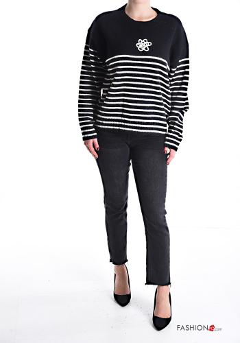 Maglione girocollo Fantasia righe - ph 5