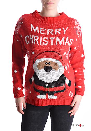 Maglione girocollo Fantasia natalizia