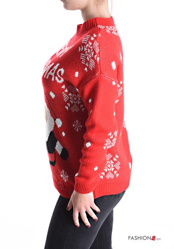 Maglione girocollo Fantasia natalizia - ph 3
