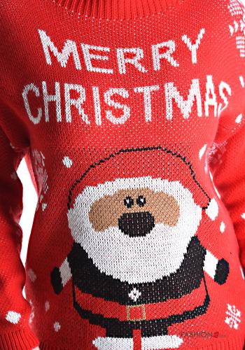 Maglione girocollo Fantasia natalizia - ph 4