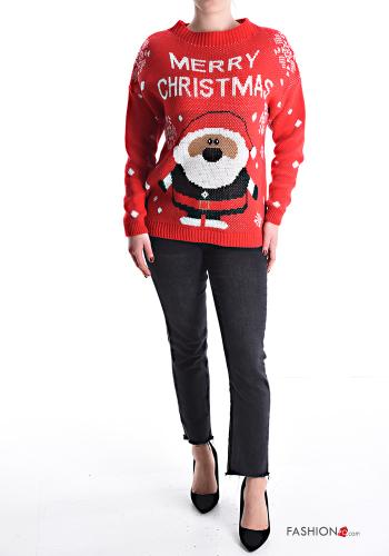 Maglione girocollo Fantasia natalizia - ph 5