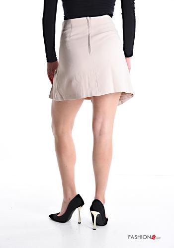 Minigonna asimmetrico con zip con nodo - ph 2