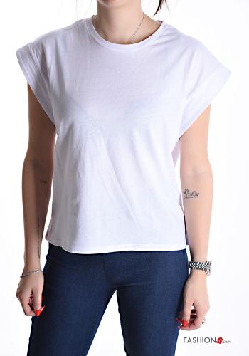 T-shirt in Cotone maniche corte girocollo - ph 1