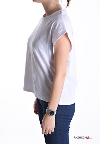 T-shirt in Cotone maniche corte girocollo - ph 3