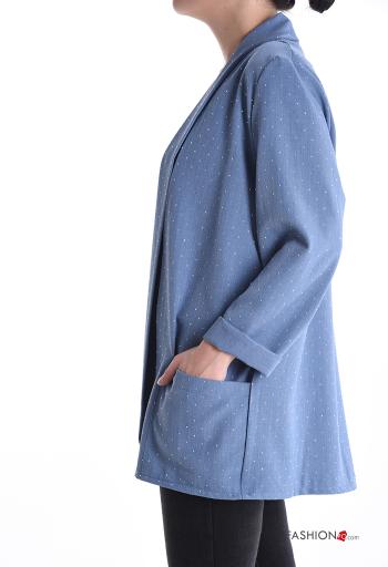 Chaqueta con tachuelas con bolsillos sin forro - ph 3