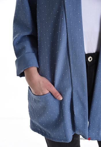 Chaqueta con tachuelas con bolsillos sin forro - ph 4