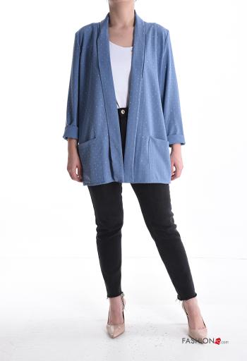 Chaqueta con tachuelas con bolsillos sin forro - ph 5