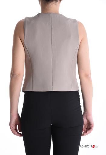 Gilet with buttons with v-neck - ph 2