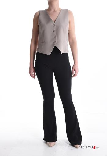 Gilet with buttons with v-neck - ph 5