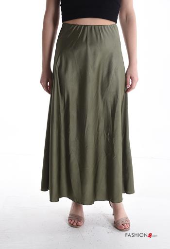 satin Skirt with elastic