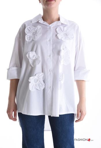 Camisa manga larga con cuello con botones